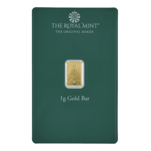 1g Christmas Minted Gold Bar