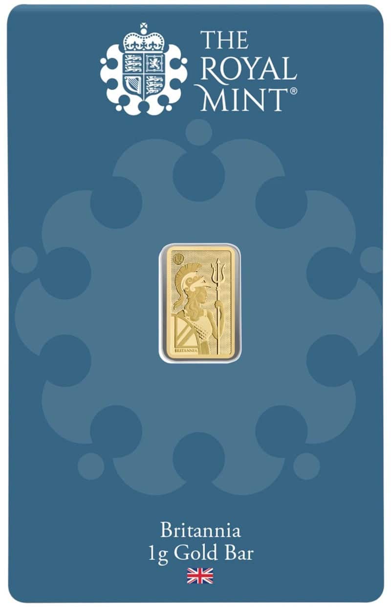 1g Gold Britannia Minted Bar