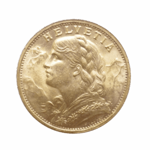 20 Swiss Francs Vreneli Gold Coin