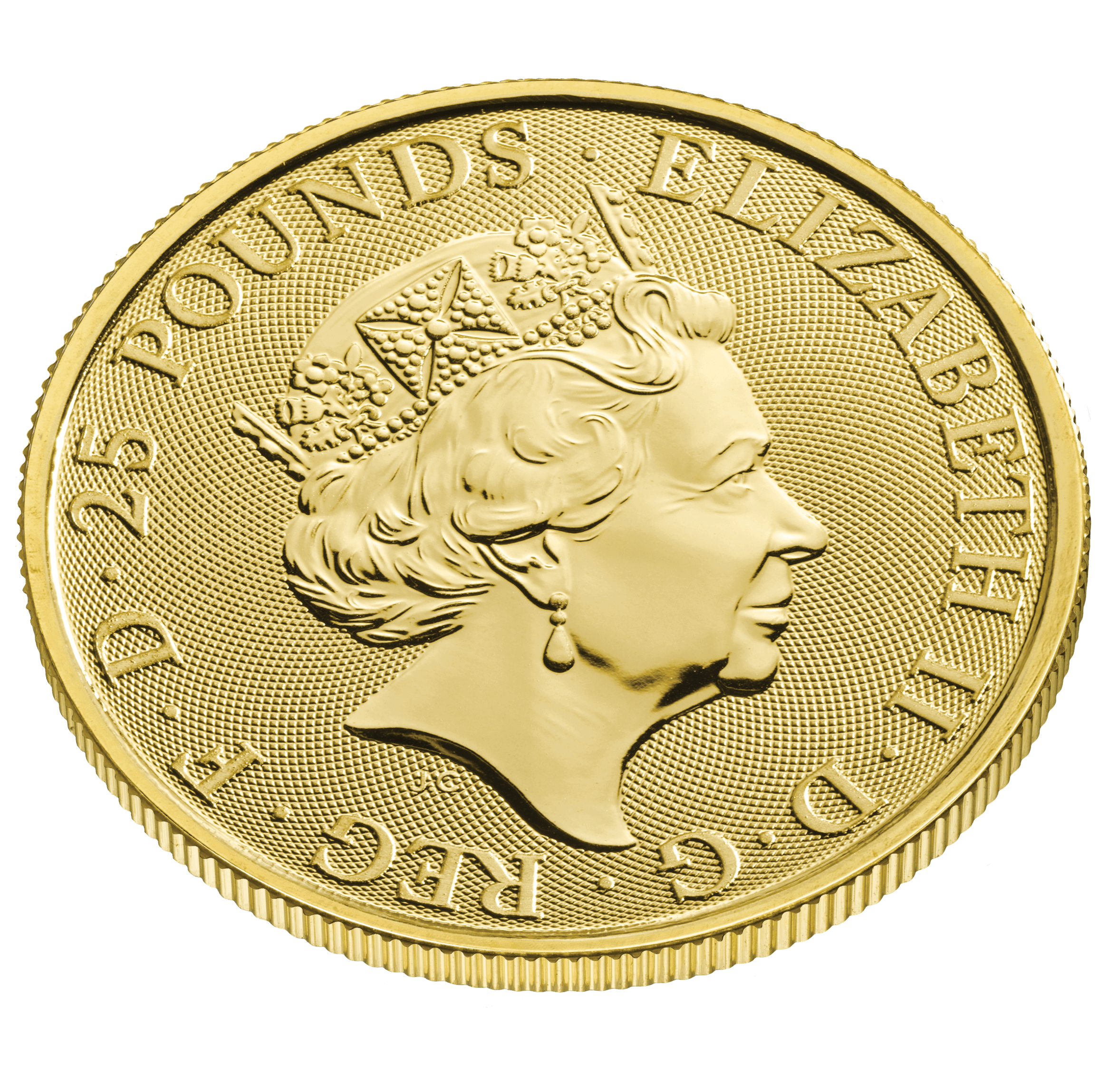 1/4oz Gold Queen Beast White Greyhound of Richmond (2021) - Image 5