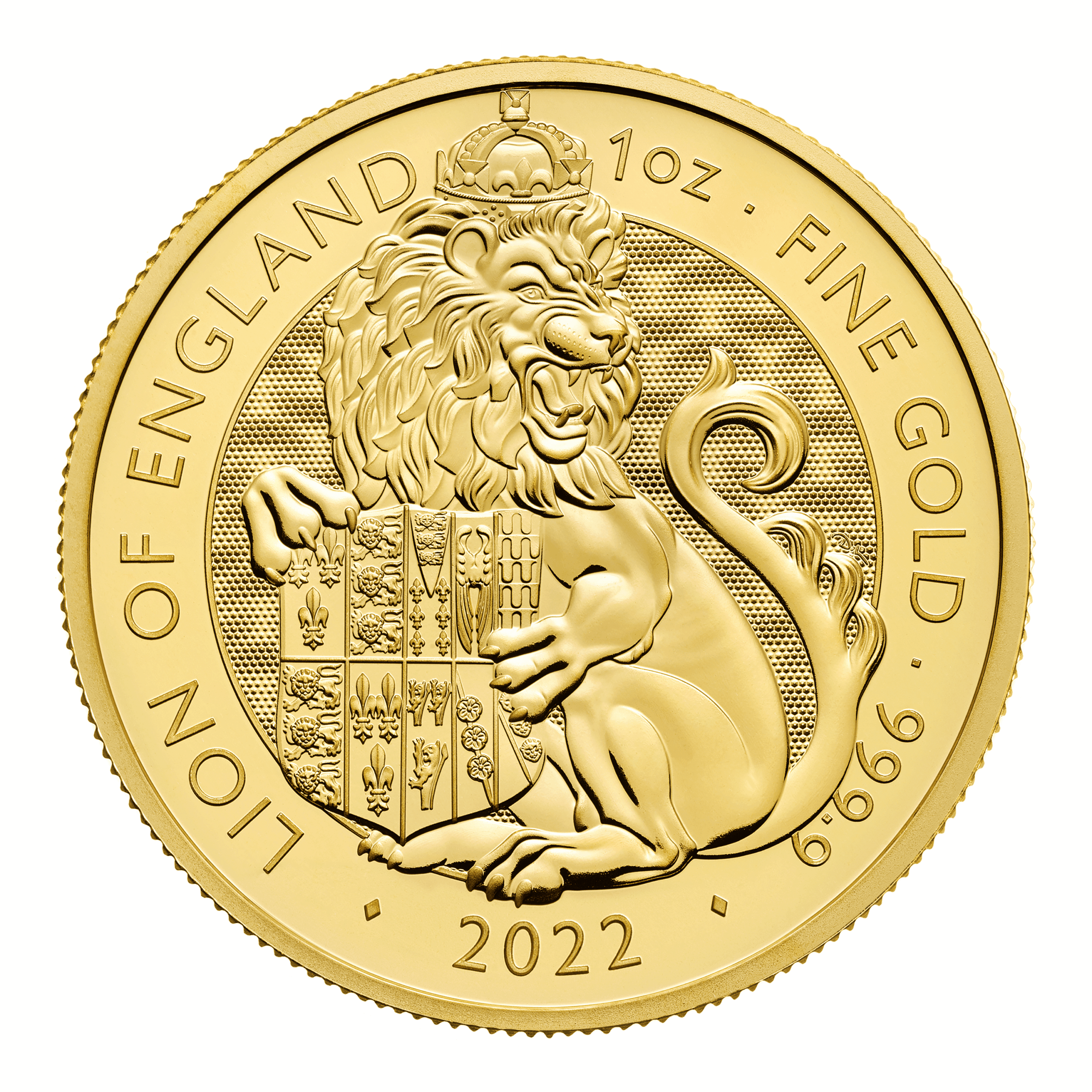 The Lion of England - Tudor Beasts 1oz Gold Coin 2022