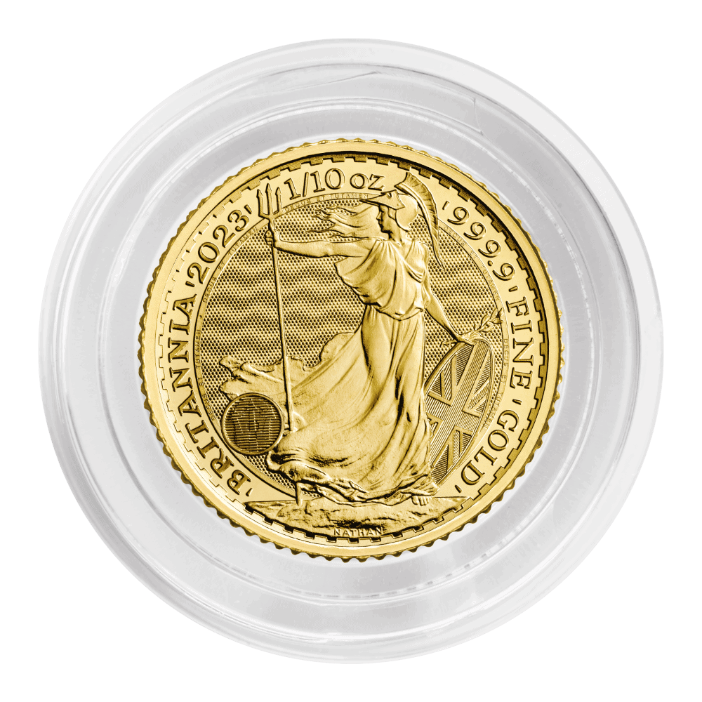 1/10 oz Gold Britannia QEII Coin 2023 - Image 2