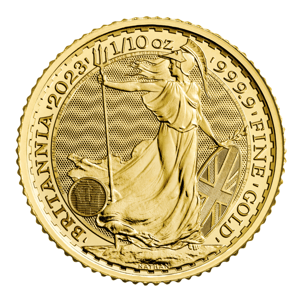1/10 oz Gold Britannia QEII Coin 2023