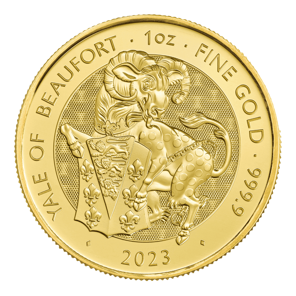 2023 Yal of Beaufort 1oz Gold Coin-trns