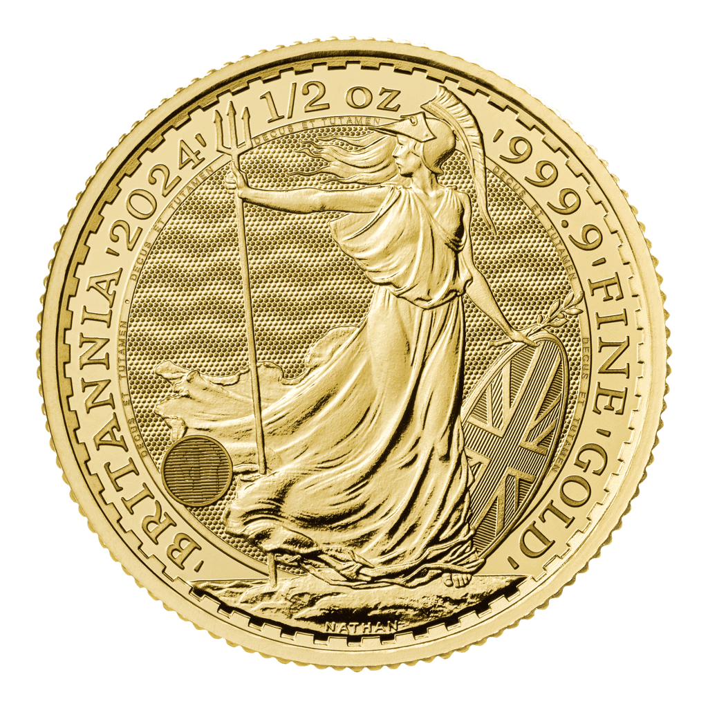 1/2 oz Gold Britannia Coin 2024