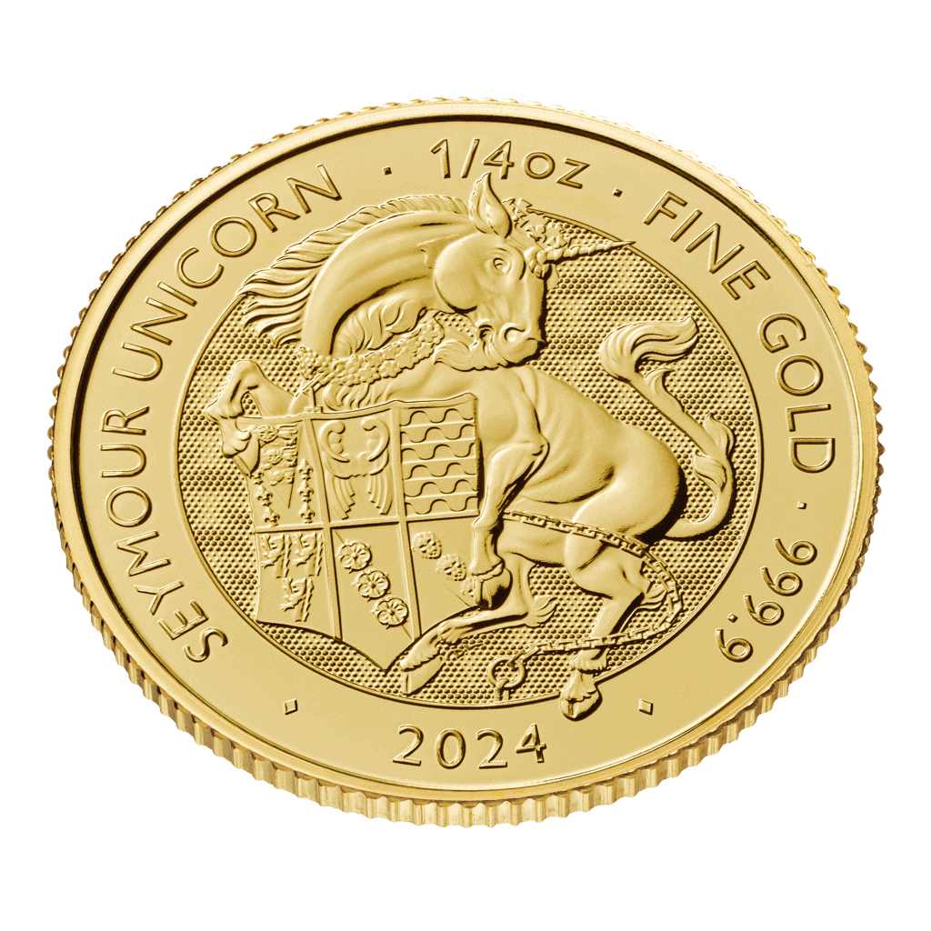 Seymour Unicorn – Tudor Beasts 1/4oz Gold Coin 2024 - Image 2