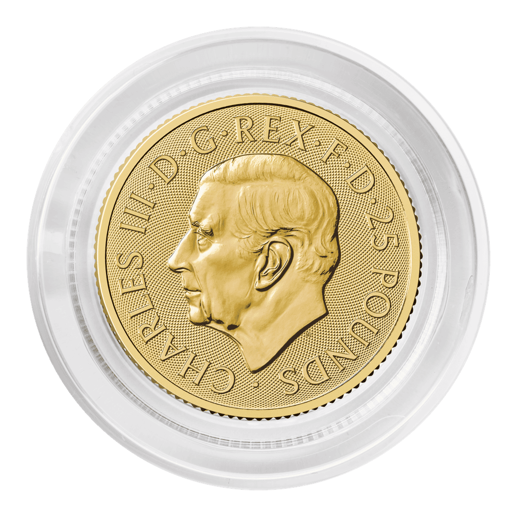 The Greyhound of Richmond Tudor Beasts 1/4oz Gold Coin 2025 - Image 3