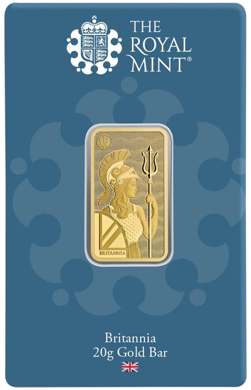 20g Gold Britannia Minted Bar