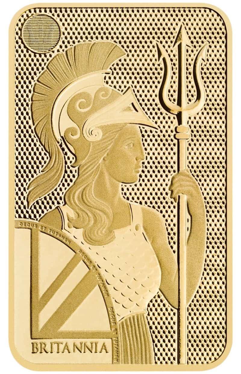 5g Gold Britannia Minted Bar - Image 3
