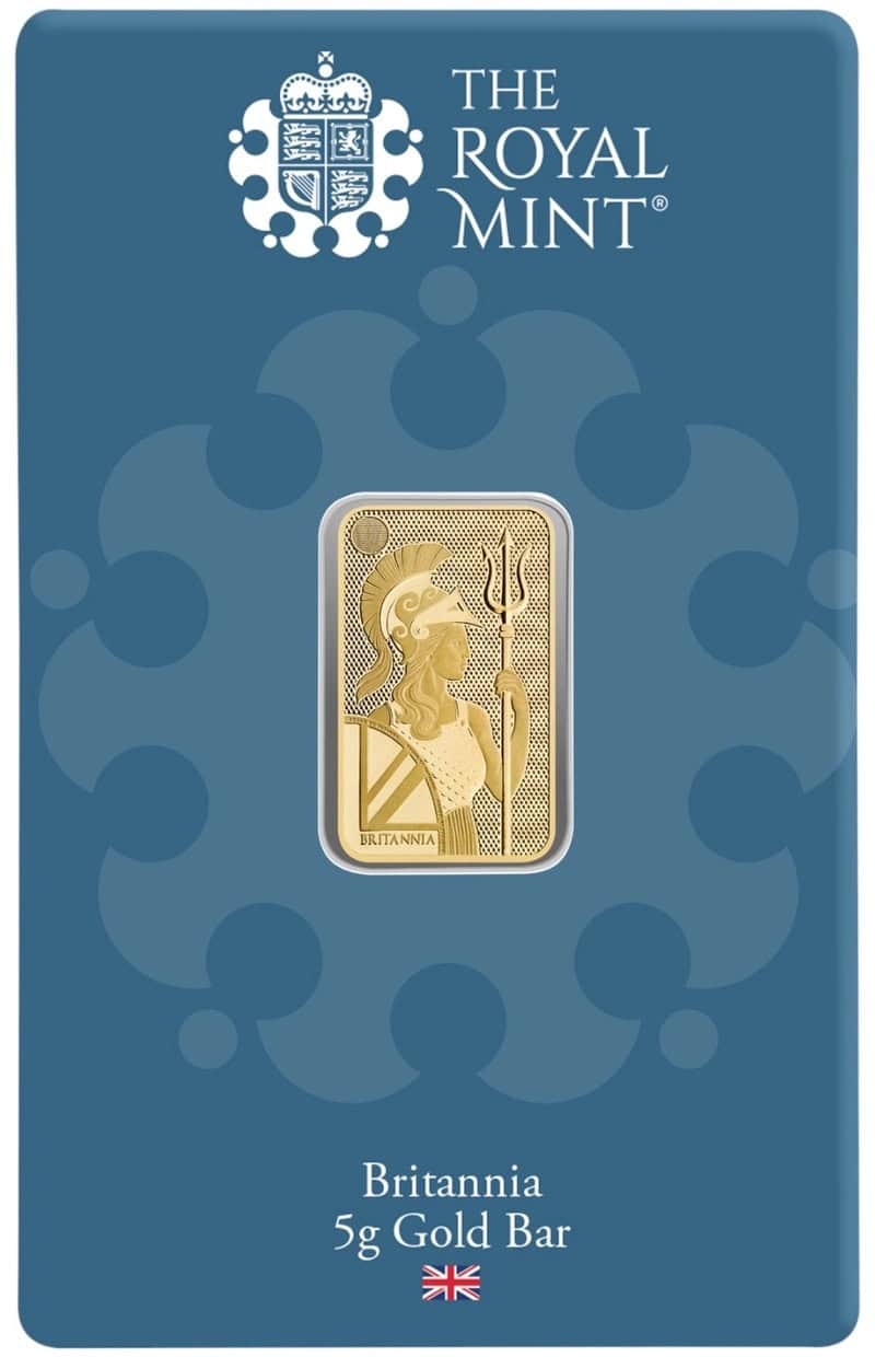 5g Gold Britannia Minted Bar