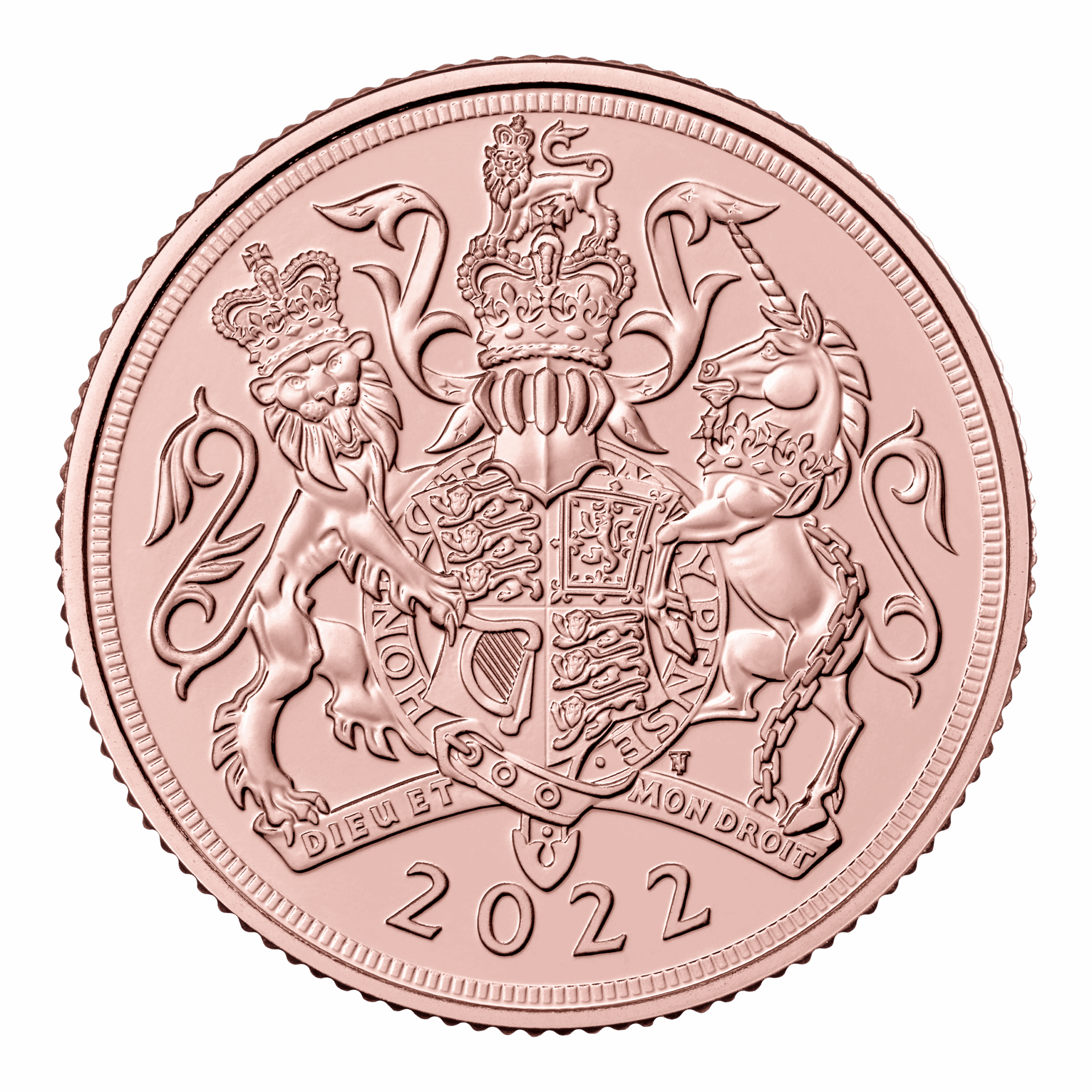 Bullion 2022 Sovereign Gold Coin reverse – UKB22SVS