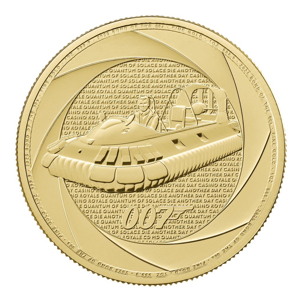 Six Decades of 007: Bond of the 2000s 2025 1oz Gold Coin