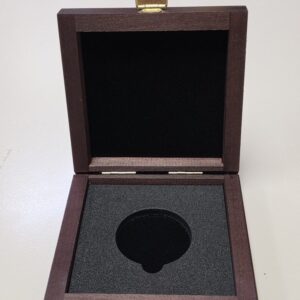 34mm coin wooden gift box – 1oz Gold and Platinum coins