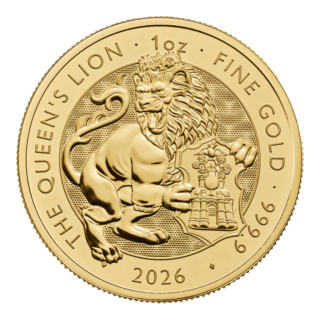 The Queen’s Lion - Tudor Beasts 1oz Gold Coin 2026