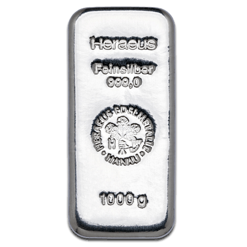 1 Kilo Silver Bar (Best Value)