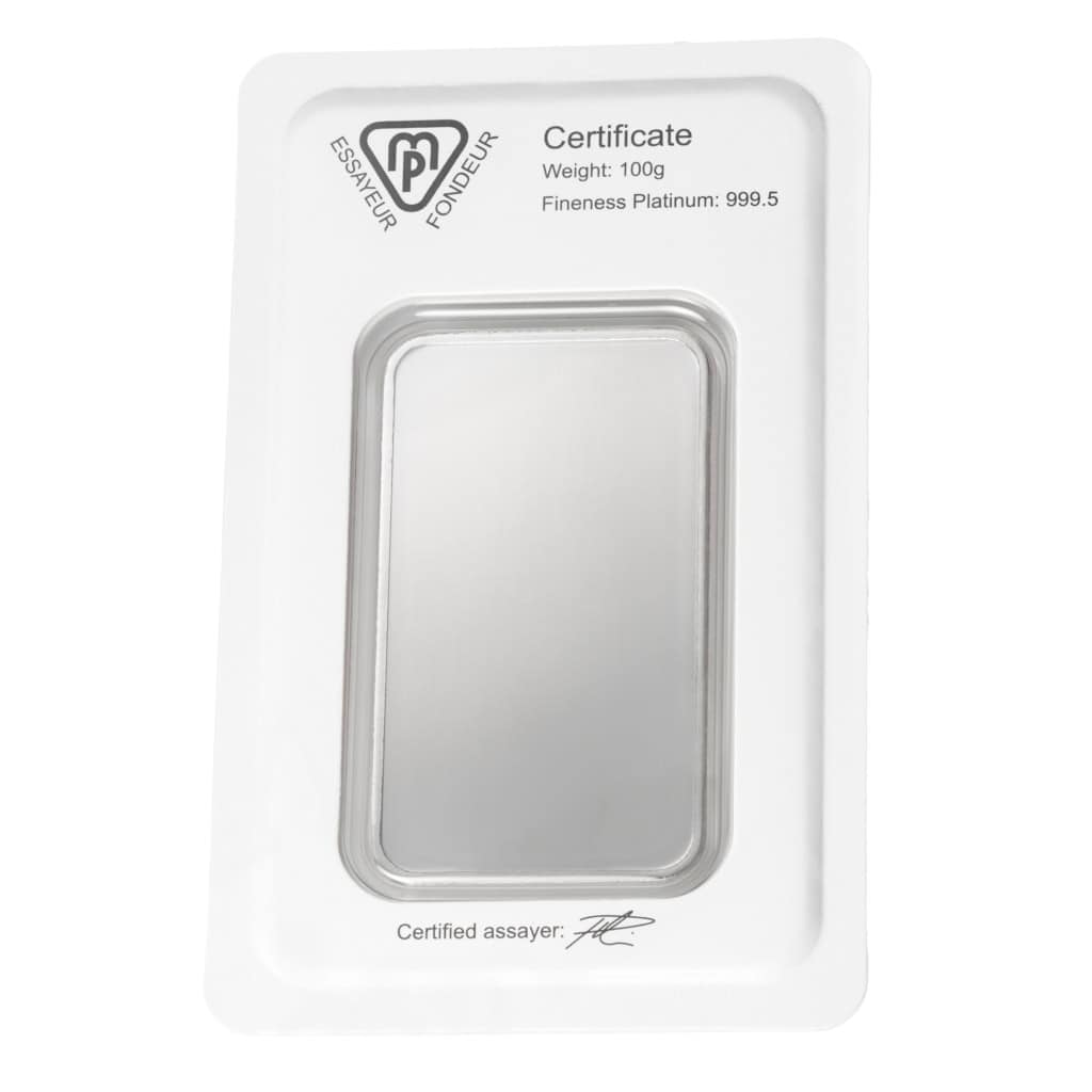 100 Grams Platinum Bar - Image 2